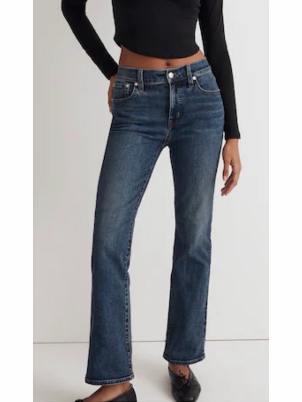 Madewell Mid Rise Kick Out Jeans